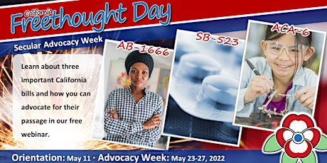 California Freethought Day 2022 - Secular Advocacy Week primary image