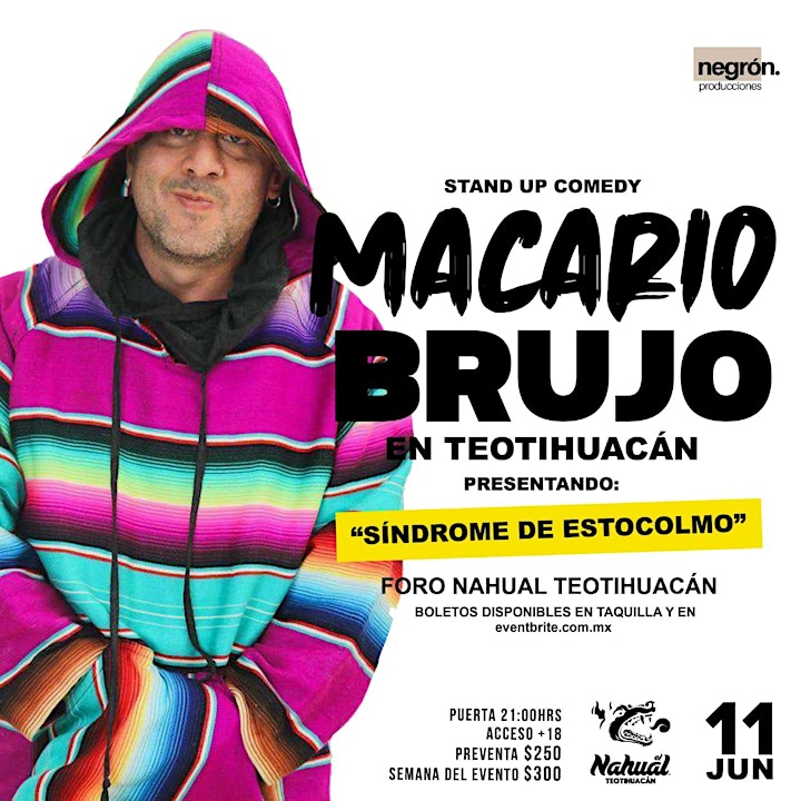 Imagen de Macario Brujo | Stand Up Comedy | Teotihuacán