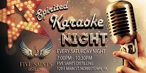 Saturday Karaoke at Five Saints (Norristown - Montgomery County, PA)