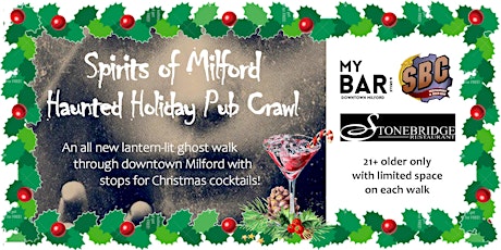 Spirits of Milford Haunted Holiday Pub Crawl tickets