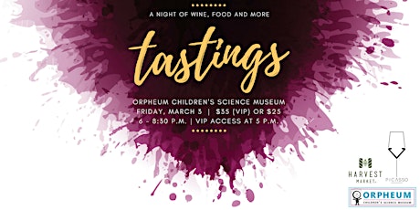 Tastings - A Night of Wine, Food & More primary image