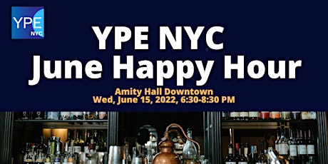 YPE NYC June Happy Hour tickets