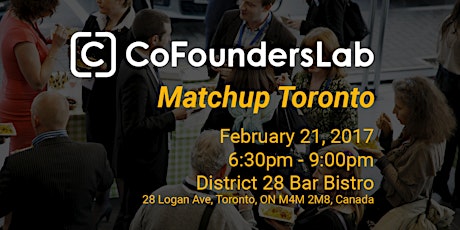 CoFoundersLab Matchup Toronto primary image