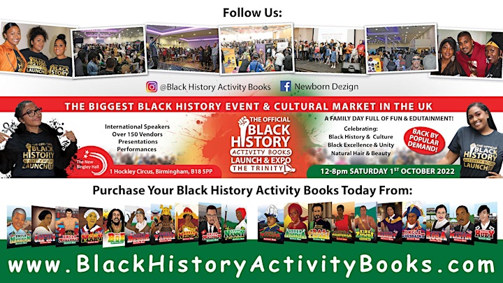 Black History Activity Books Launch & Expo 3.0 The Trinity image