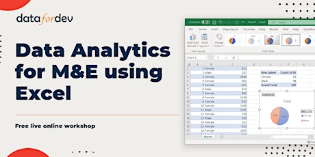 Data Analytics for Monitoring and Evaluation using Microsoft Excel tickets