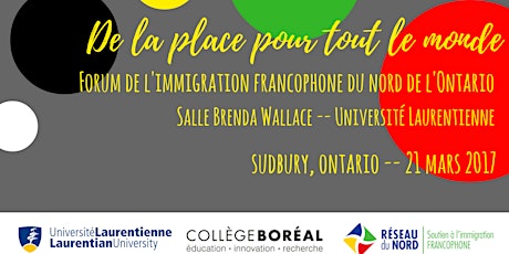 Forum de l'immigration francophone du Nord de l'Ontario primary image