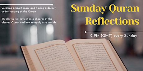 Sunday Quran Reflections Online Lecture