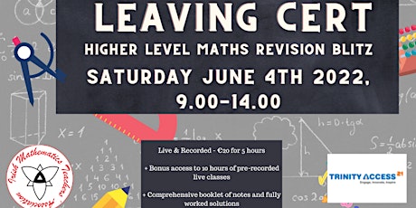 Leaving Cert Maths Revision Blitz tickets