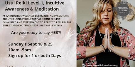 Usui Reiki level 1, Intuitive Awareness & Meditation