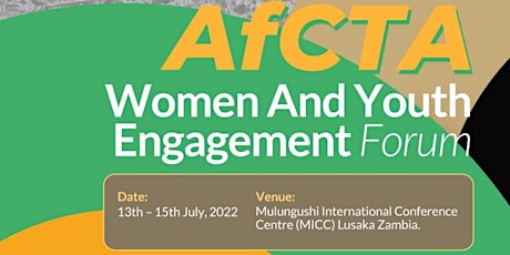INTERNATIONAL FORUM ON WOMEN AND YOUTH ENGAGEMENT IN AfCTA tickets