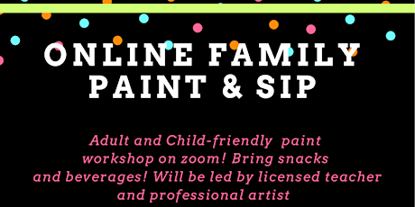 Online Family Paint and Sip