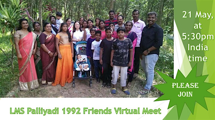 LMS Palliyai 1992 Friends' Virtual Meet image