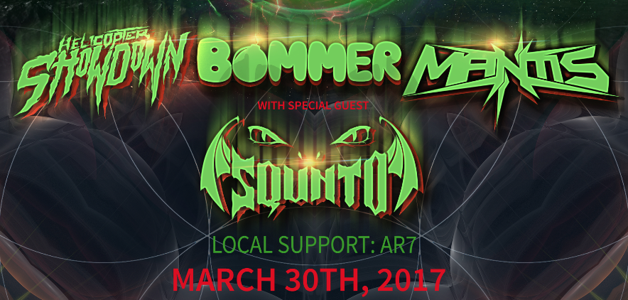 MVMNT Presents: We Out Here Tour w/ Helicopter Showdown, Mantis, Bommer & + Special Guest: SQUNTO!