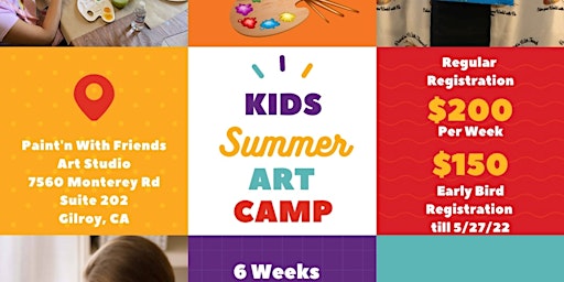 Week 3 - Kids Summer Art Camp (Short week)