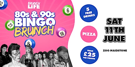 80s vs 90s Bingo Brunch tickets