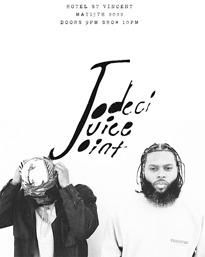 JODECI JUICE JOINT at HOTEL ST VINCENT image