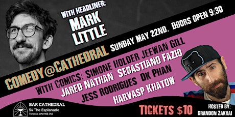 Comedy @ Cathedral - May tickets