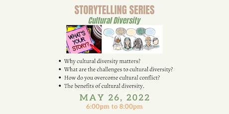 Storytelling Series - Cultural Diversity tickets
