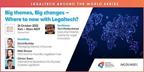 Big themes, Big changes - Where to now with Legaltech?