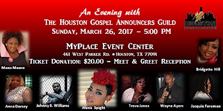 An Evening with the Houston Gospel Announcers Guild primary image