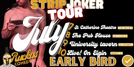 Strip joker - Live! On Elgin (OTTAWA) tickets