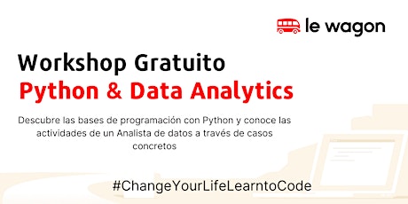 Imagen principal de Workshop gratuito: Intro a Python & Data Analytics