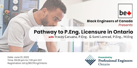 Pathway to P.Eng. Licensure in Ontario tickets