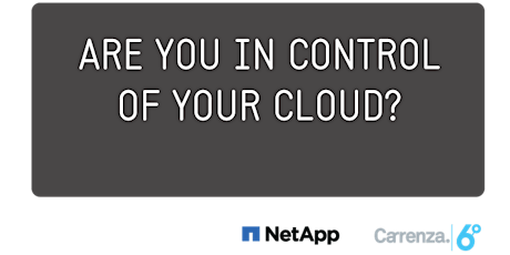 Are you in control of your cloud? A NetApp event / London primary image