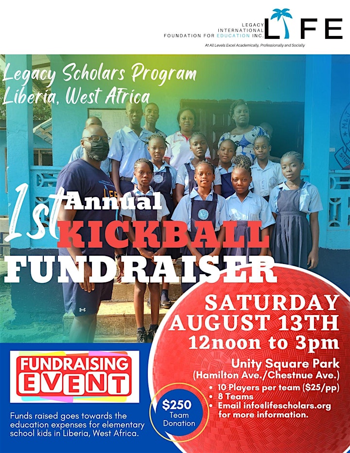 1st Annual Kickball Fundraiser - Non-Profit ( LIFE ) image