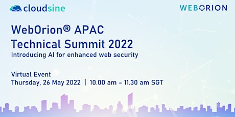 WebOrion® APAC Technical Summit 2022 primary image
