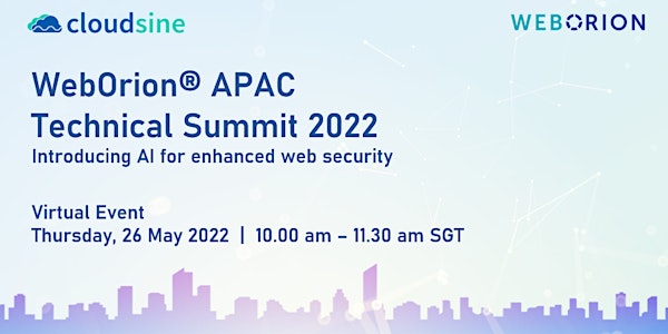 WebOrion® APAC Technical Summit 2022