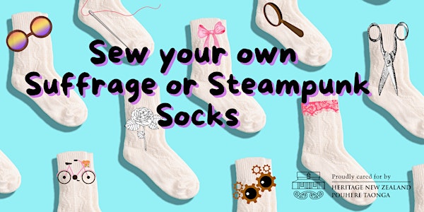 Sew your own Suffrage or Steampunk Socks