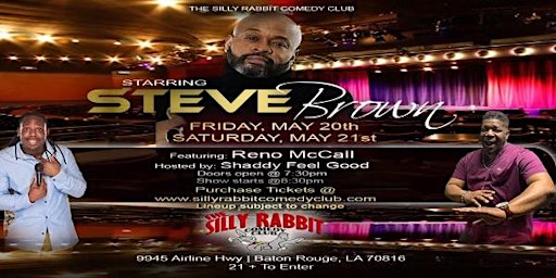 Silly Rabbit Comedy Club Presents Steve Brown