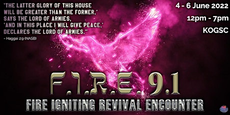 FIRE IGNITING REVIVAL ENCOUNTER (F.I.R.E.) 9.1 Conference tickets