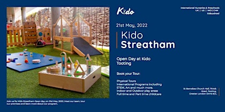 Kido Streatham Nursery & Preschool Open Day tickets