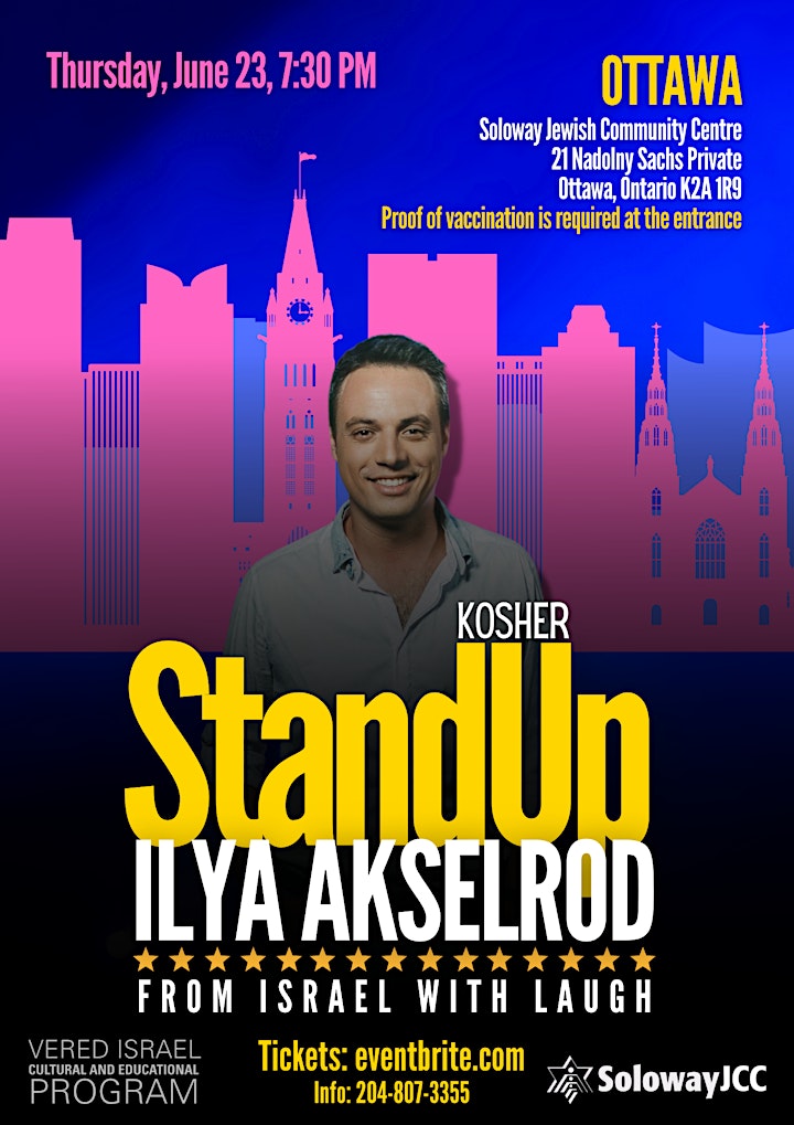 Ilya Akselrod at Kosher StandUp: From Israel with Laugh in Ottawa image
