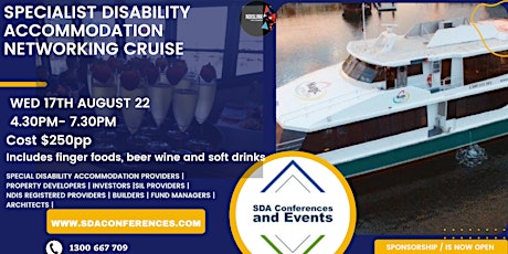 Specialist Disability Accommodation Networking Cruise Melbourne tickets