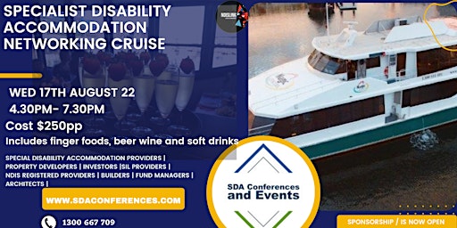 Specialist Disability Accommodation Networking Cruise Melbourne