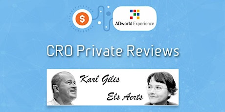 Immagine principale di CRO Private Reviews (Gilis+Aerts) at ADworld Experience 