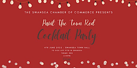 Paint The Town Red - Cocktail Party, Swansea tickets