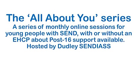 The 'All About You' Series - Specialist Settings tickets