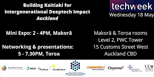Building Kaitiaki for Intergenerational Deeptech Impact - Auckland