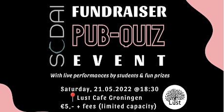 Primaire afbeelding van SCDAI Fundraiser: Pub-Quiz Event