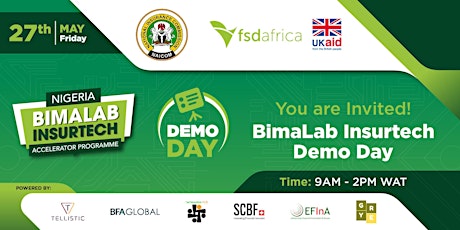 Bimalab Nigeria Insurtech Programme Demo Day - Online Event entradas