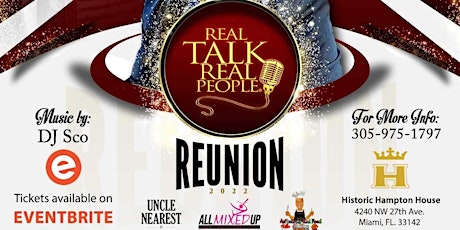 Real Talk Reunion Show primary image