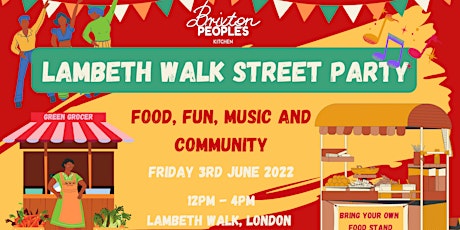 BPK : Lambeth Walk Street Party Volunteering 3rd Jun (AM shift /10am-2pm)