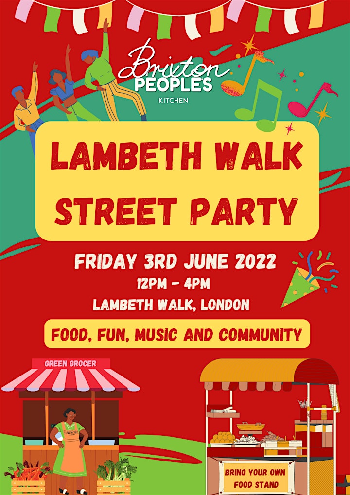 BPK : Lambeth Walk Street Party Volunteering 3rd Jun (PM shift /2pm-6pm) image