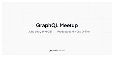 GraphQL Meetup tickets