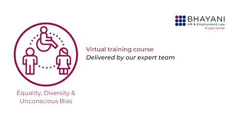 18 May 2022 - Equality, Diversity & Unconscious Bias Training tickets