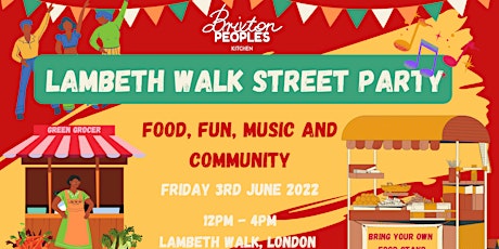 BPK : Lambeth Walk Street Party Volunteering 3rd Jun (PM shift /2pm-6pm) primary image